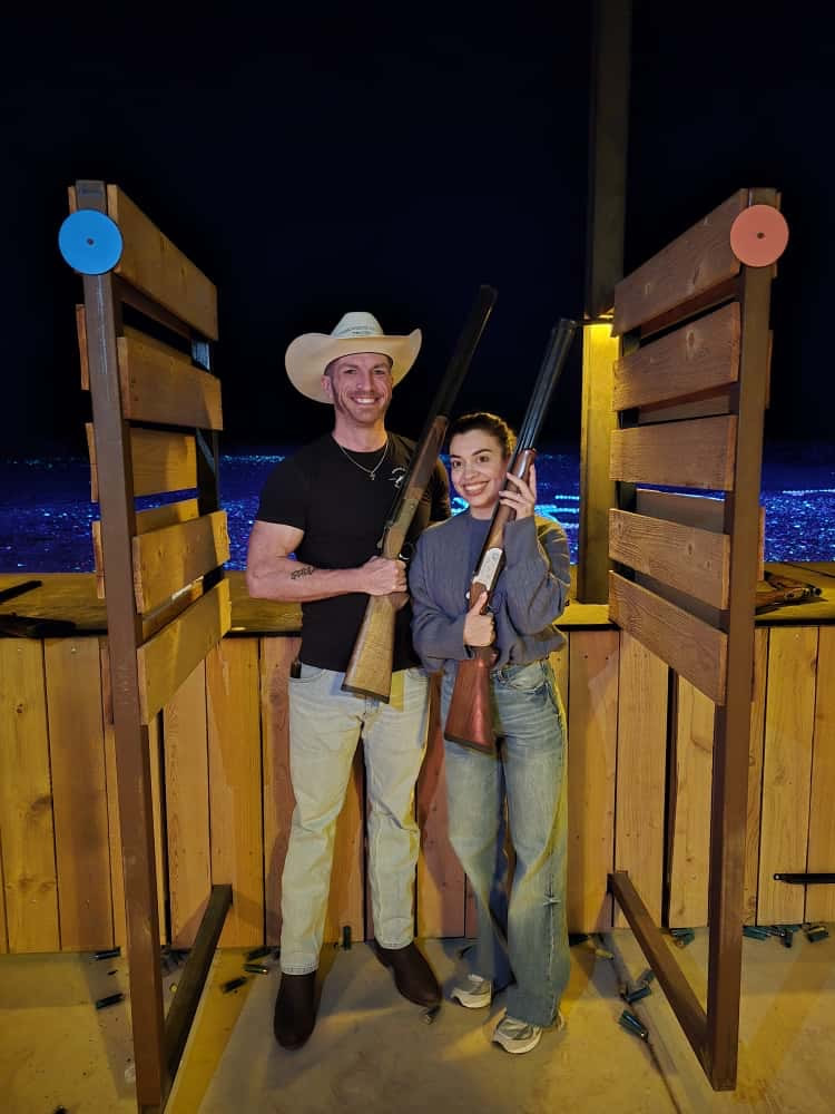 Joselyn y Christopher compartiendo un momento especial